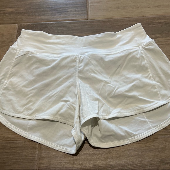 White Lululemon Shorts - Picture 3 of 5